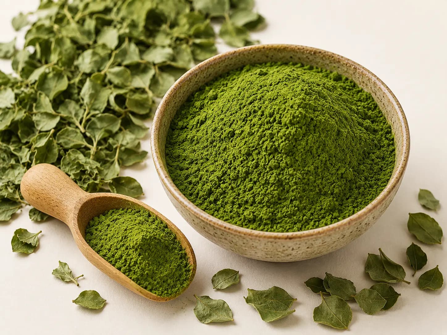 Dehydrated moringa leaf powder - superfood ingredient manufacturer and exporter India
