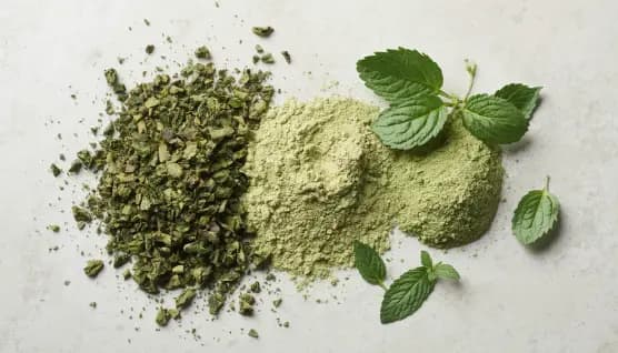 Dehydrated Mint Leaves